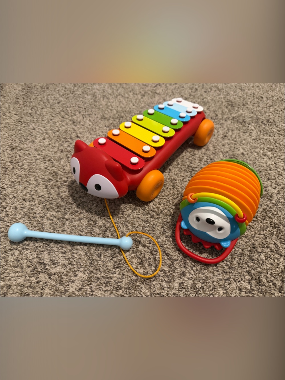 Skip Hop Fox Xylophone & Hedgehog Accordion